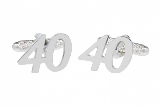 40th Birthday Cufflinks